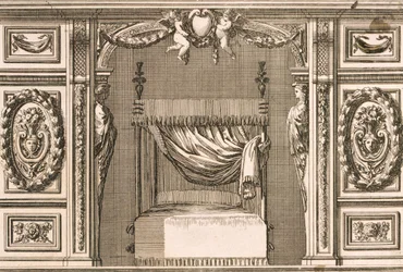 Diseño para un nicho de cama, c.1660